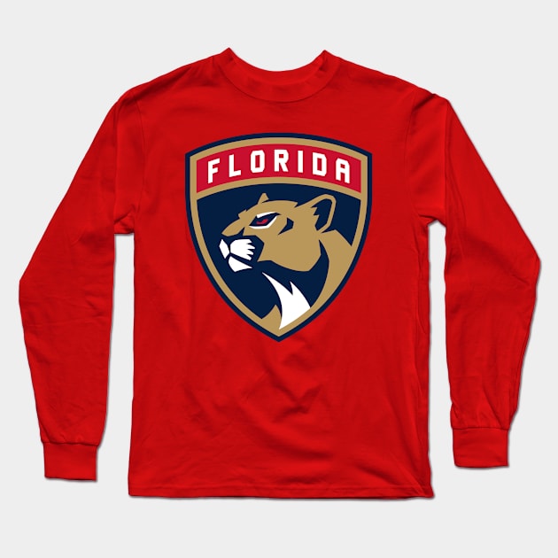 Florida Panthers Long Sleeve T-Shirt by Lesleyred